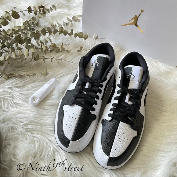 Jordan 1 Low SE Homage Split White Black PRICE FIRM - Picture 7 of 13